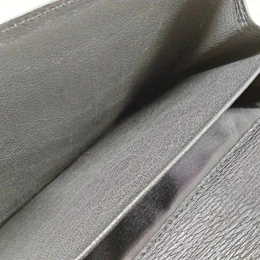 Gucci Long Wallet Black Leather 280-081825 - Picture 6 of 9